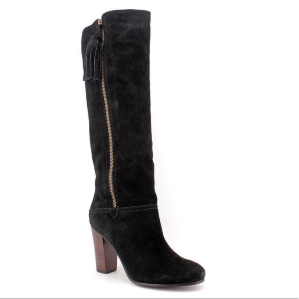 Coach Tassel Suede Boot